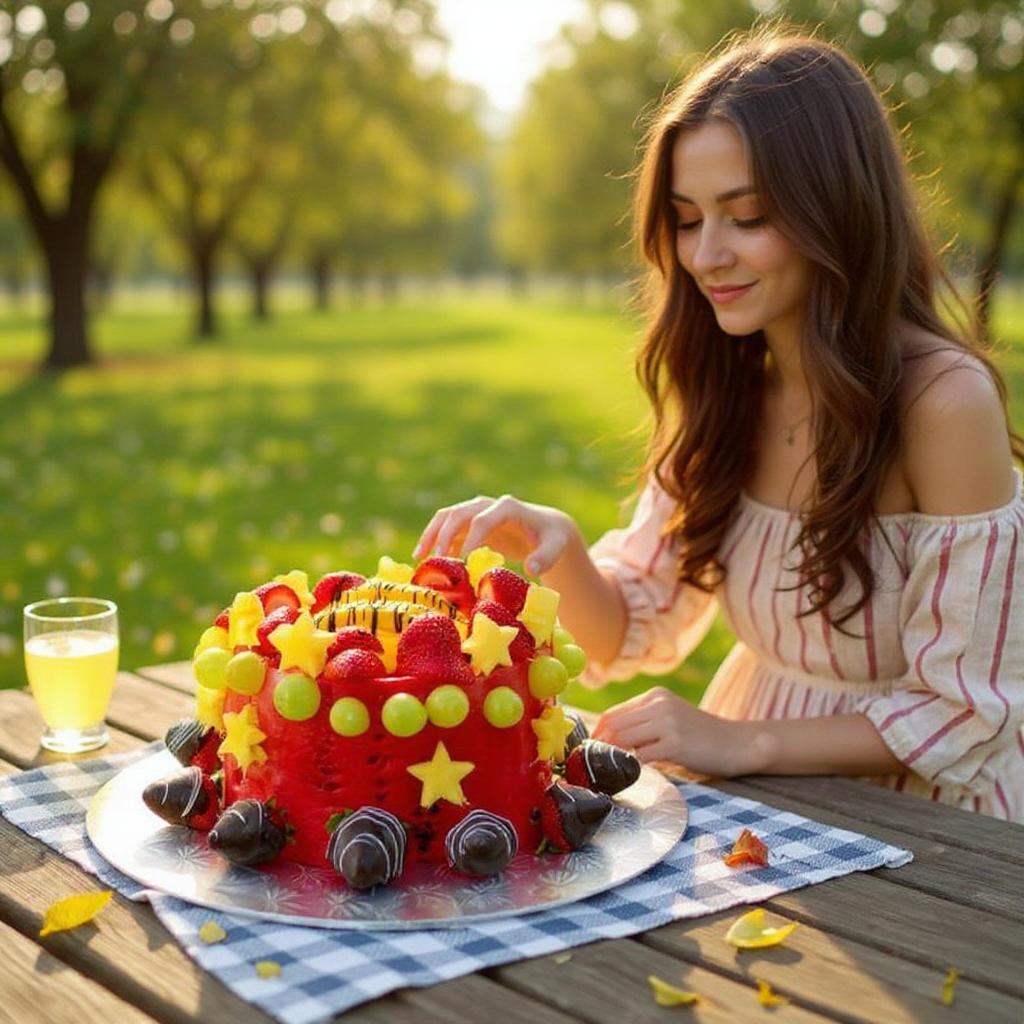 Watermelon Deluxe Cake