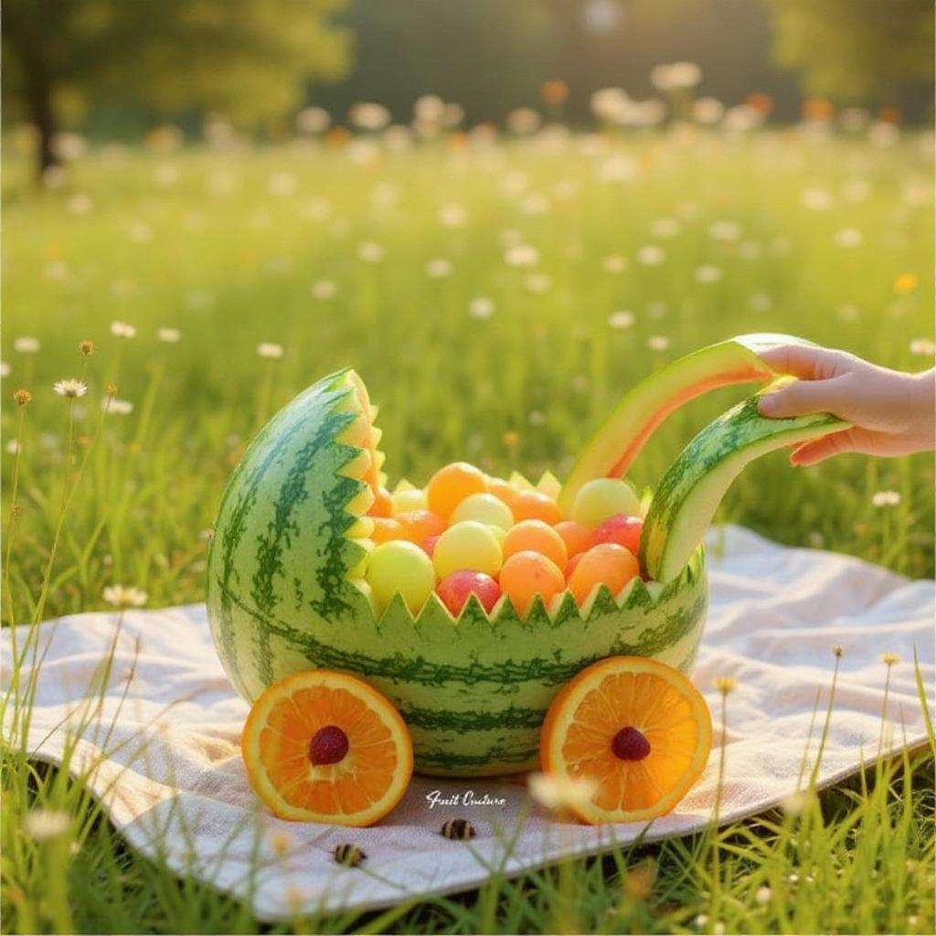 Watermelon Baby Carriage