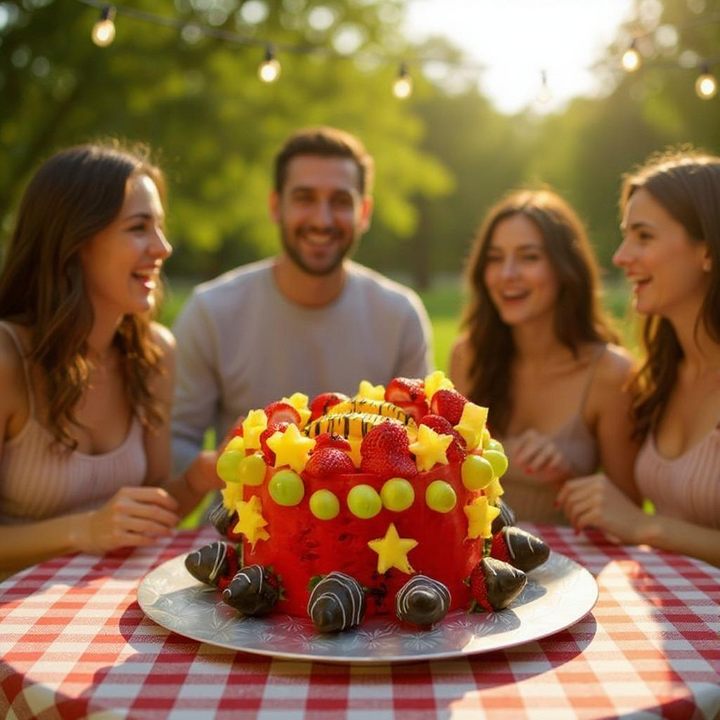 Watermelon Deluxe Cake