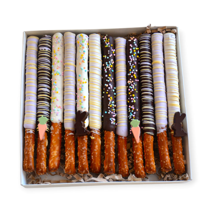 Easter Chocolate Covered Pretzels