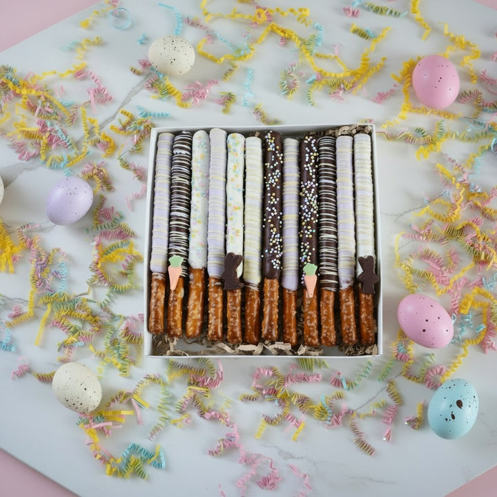 Easter Chocolate Covered Pretzels