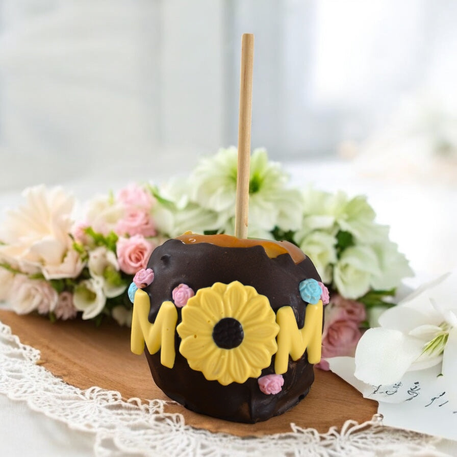 MOM Sunflower Caramel Apple