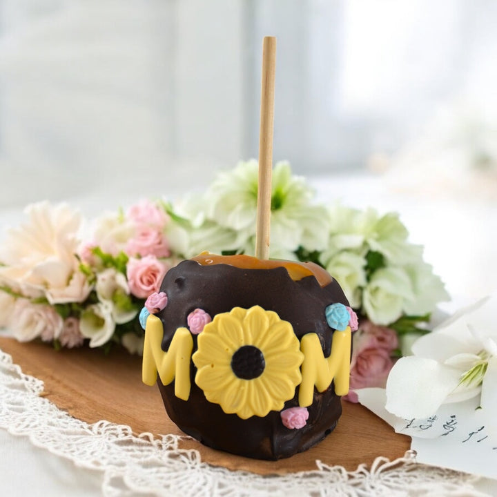 MOM Sunflower Caramel Apple