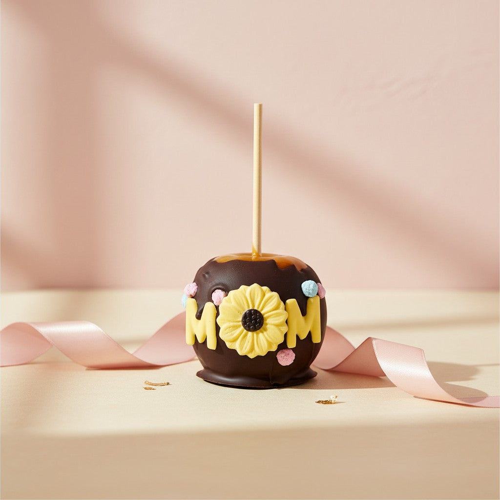 MOM Sunflower Caramel Apple