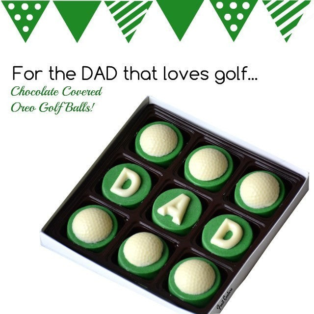 GOLF BALL OREOS FOR DAD