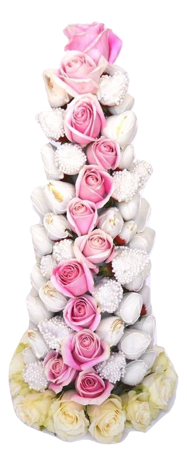 Sweet Rose Strawberry Tower