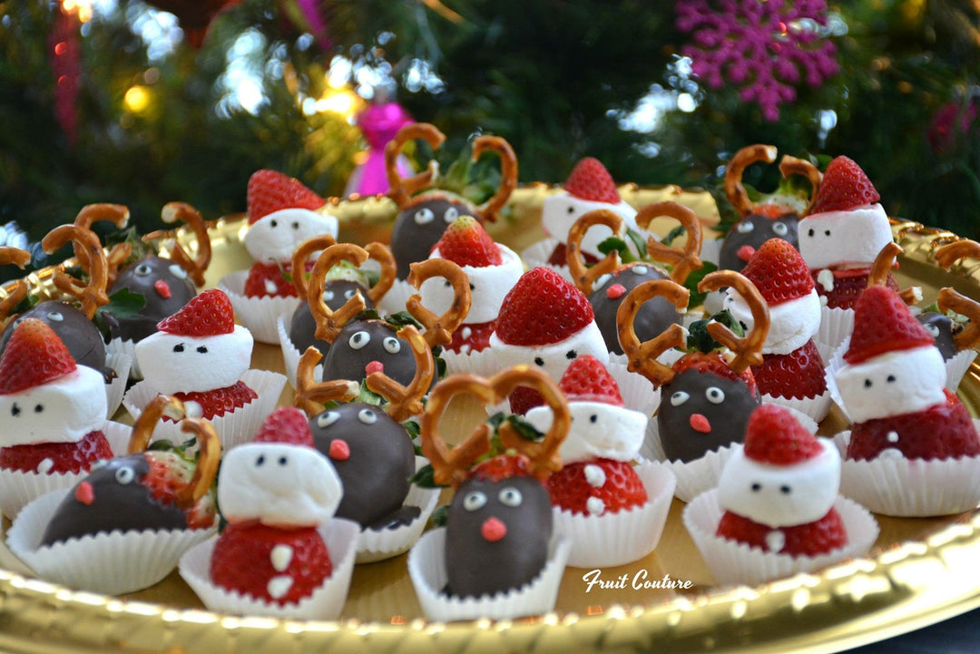 SANTA & RUDOLPH PLATTER